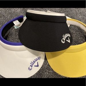 3 new Womens visors